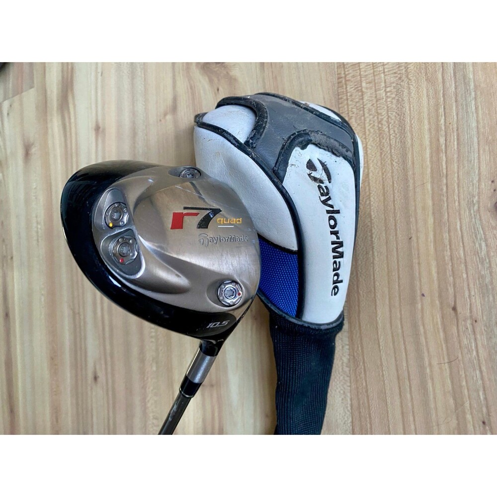 Taylormade r7 Quad Driver 10.5 Regular Flex MAS2 65g RH 44.5" w/ Headcover